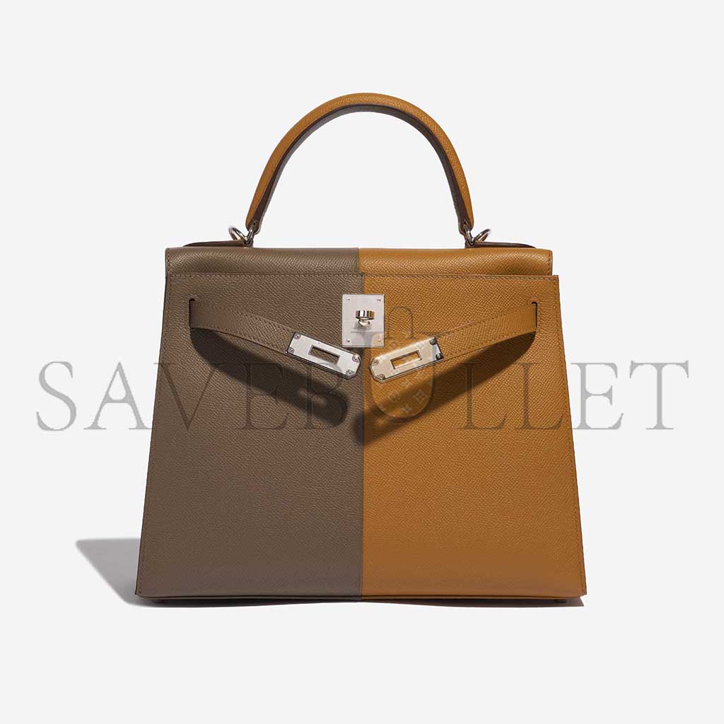 HERMÈS MASTER KELLY 28 EPSOM SESAME BLUE INDIGO (28*22*10cm) 